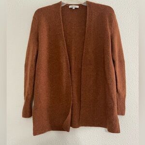 Madewell Merino Wool Alpaca Blend Knit Long Open Cardigan Sweater